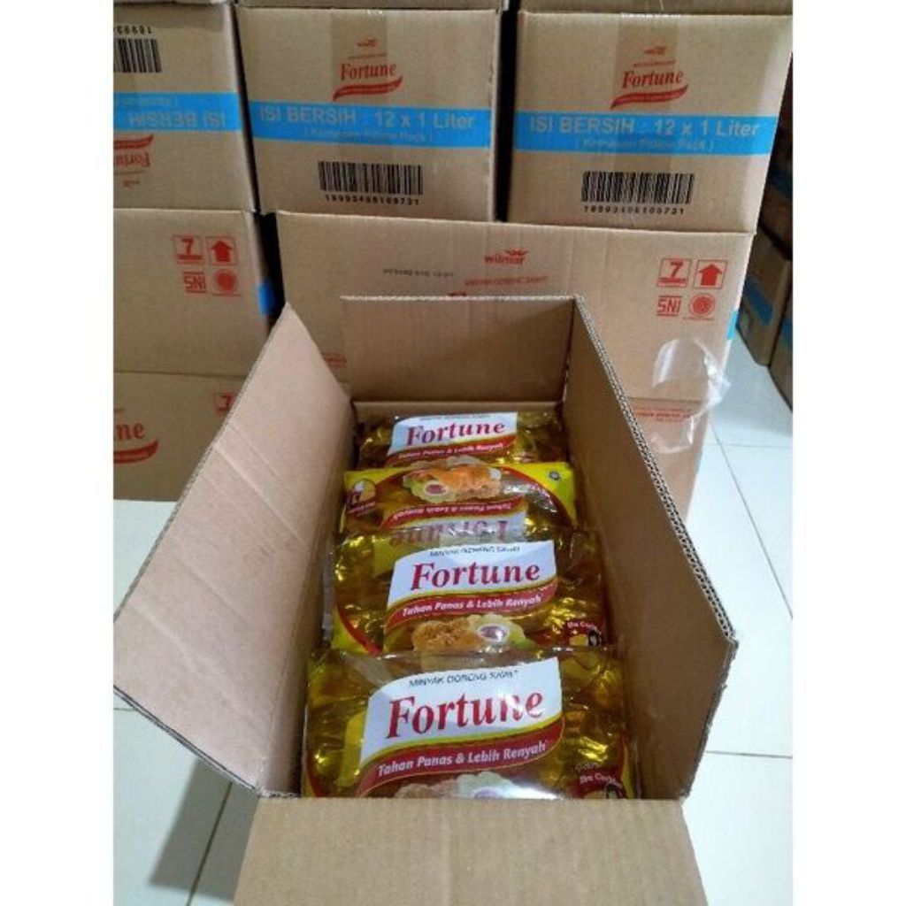 

Minyak Goreng Fortune Bantal 1L 1 karton