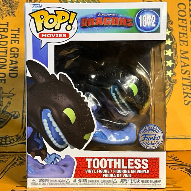 Funko Pop Movies: How to Train Your Dragon - Toothless with Lightning #1872