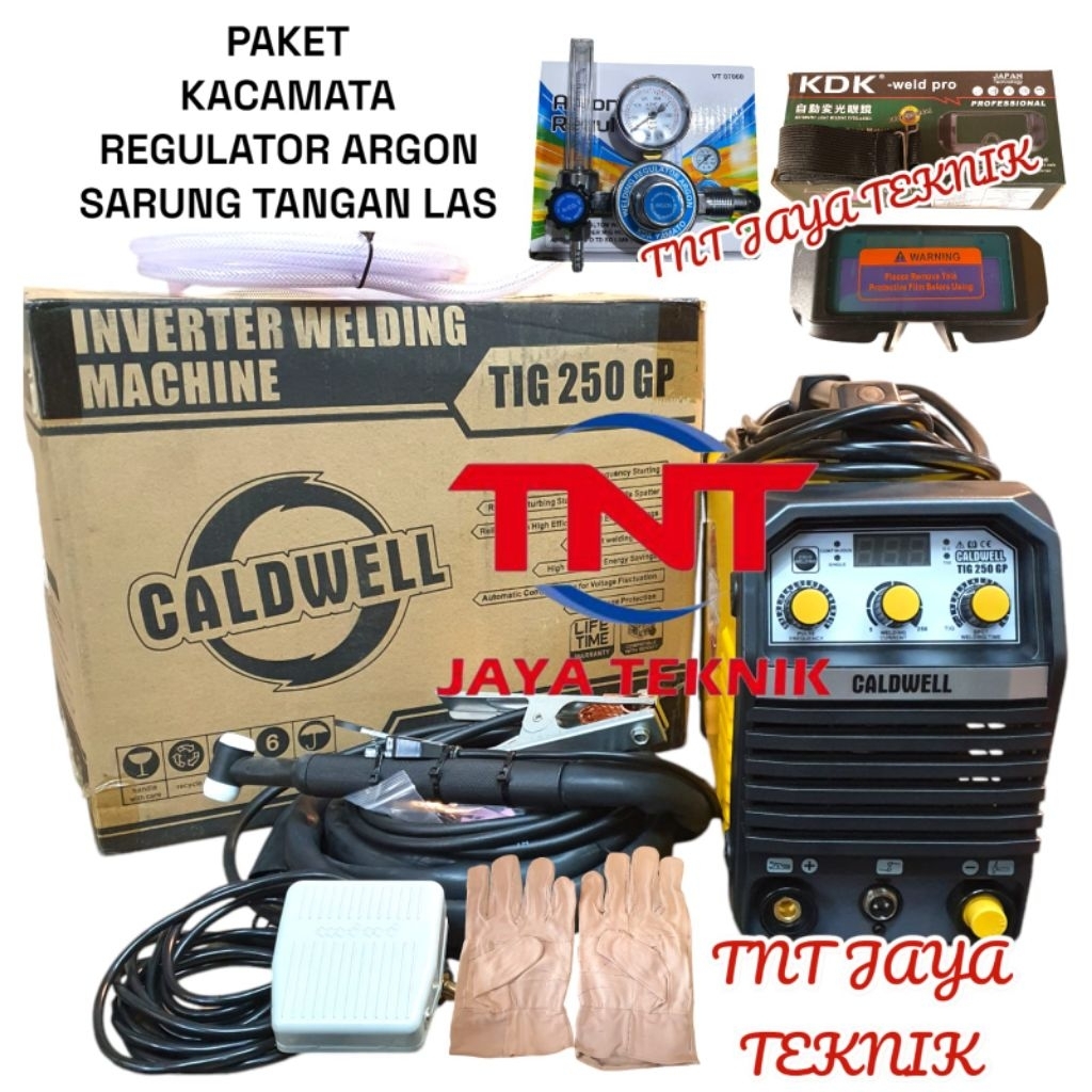 CALDWELL TIG 250GP MESIN LAS ARGON CALDWELL TIG 250 GP / TRAFO LAS ARGON TIG 250 GP CALDWELL