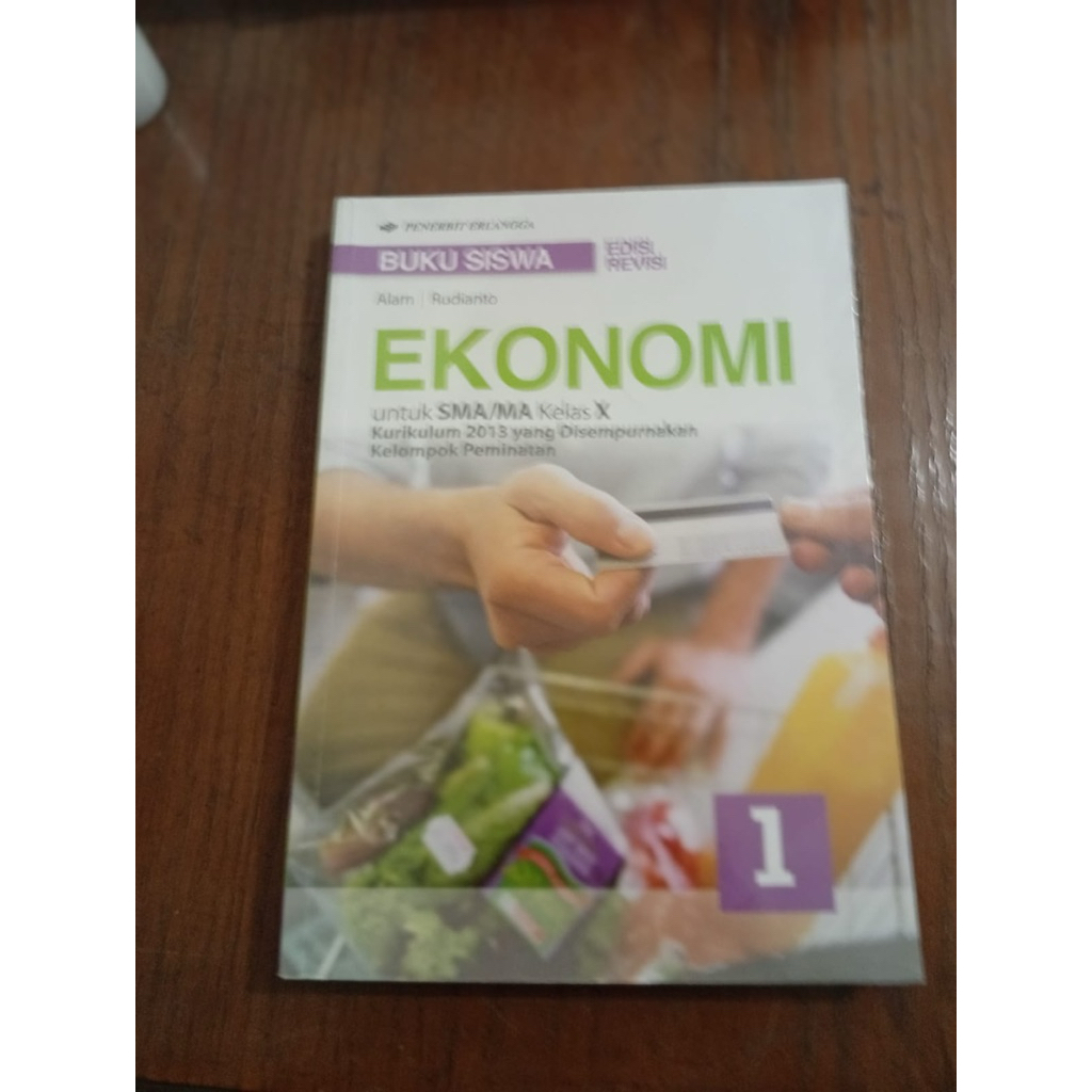 Buku Bekas Ekonomi kelas 10 Erlangga