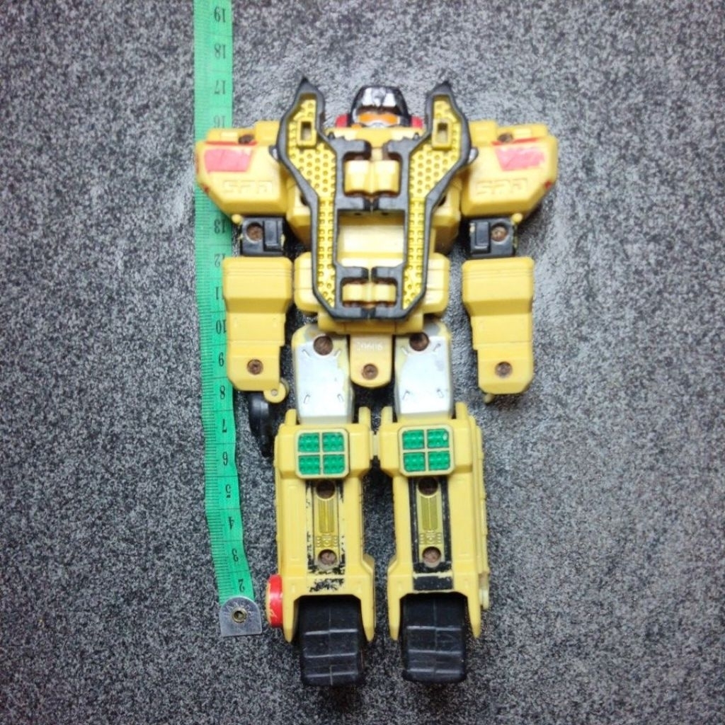 Bandai 2005 Power Rangers SPD Mini Megazord 6" Tall Transforming Figure second