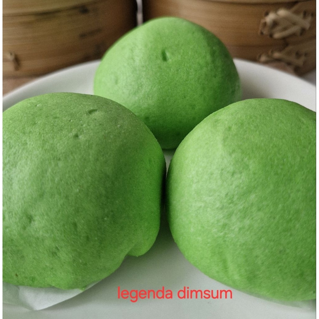 

Bakpao Pandan/Bakpau isi Pasta Pandan Frozen