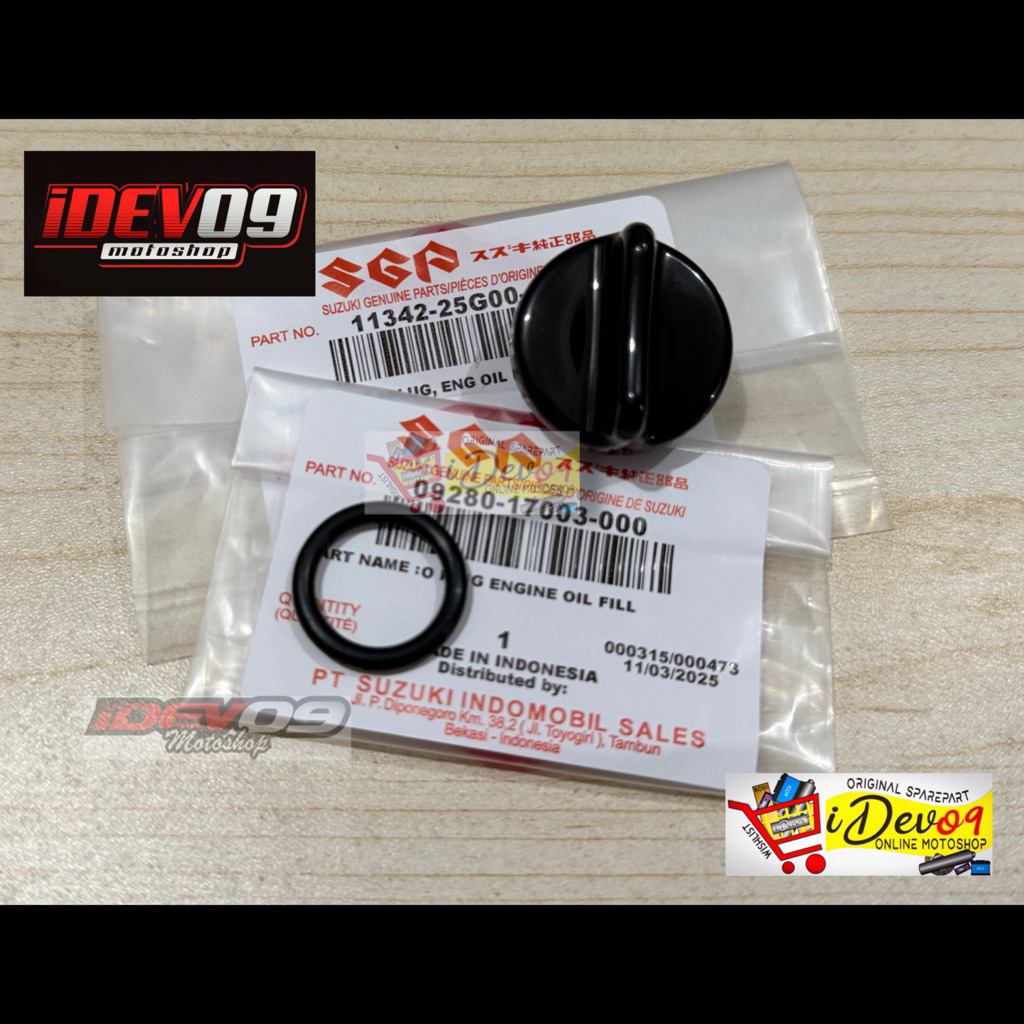Plug Tutup Oli Mesin Atas Satria Fu Satria Fu Fi GSX R S 150 Raider Fi Original SGP