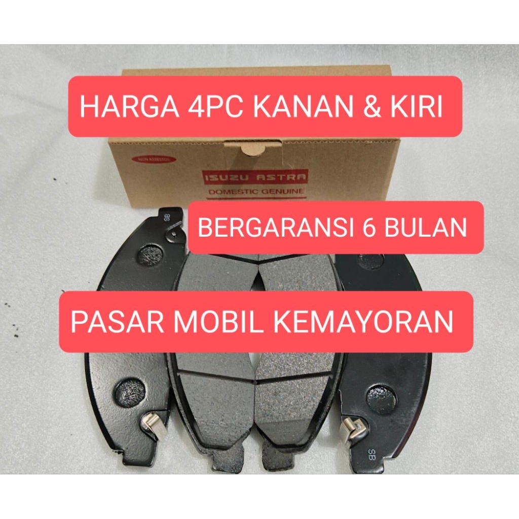 kampas rem brake pad depan front Isuzu D-Max Dmax d max 2013 - 2021