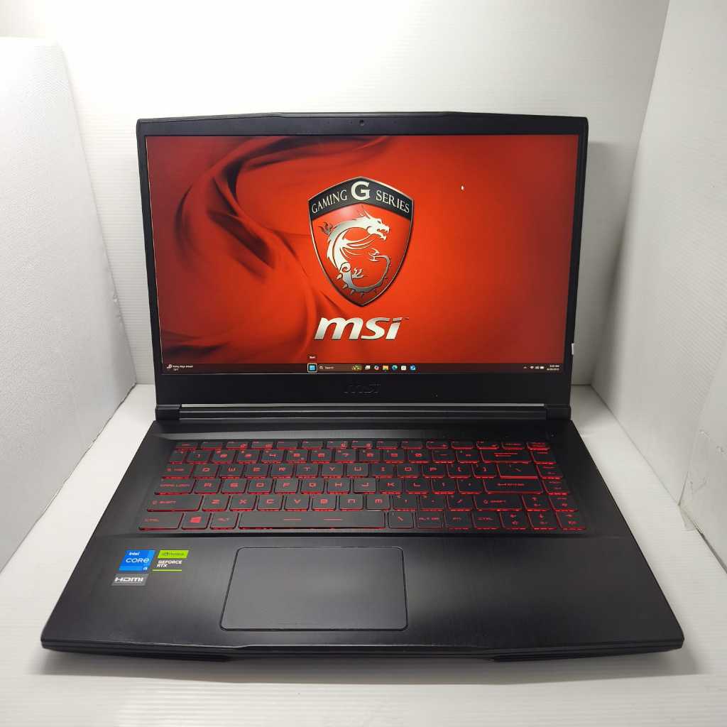 MULUS NO MINUS LAPTOP GAMING MSI GF63 I5 GEN 11 RTX 3050 16/512 SSD 144HJZ