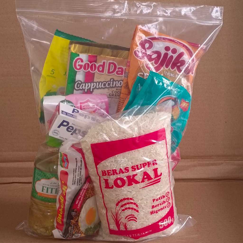 

Paket Sembako Mini/Beras/Minyak/Gula Pasir