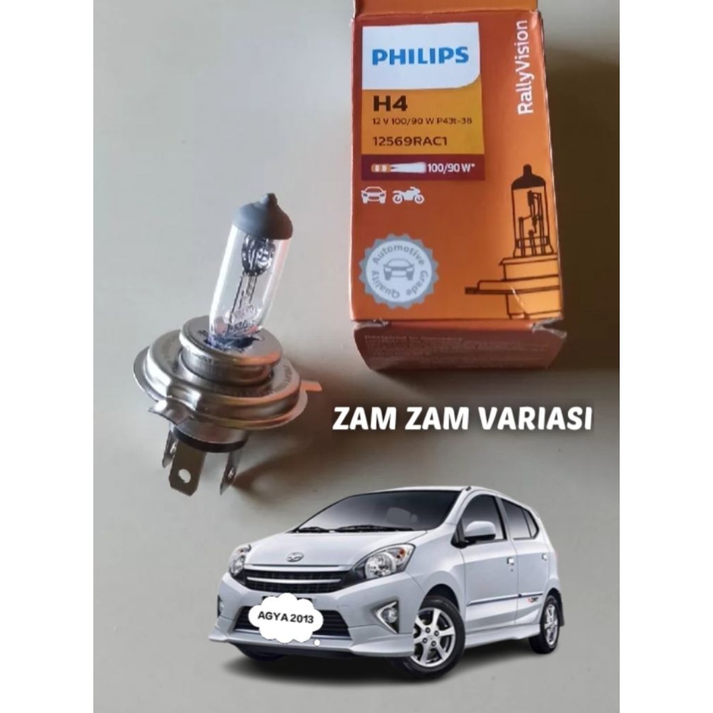 Lampu mobil Agya depan