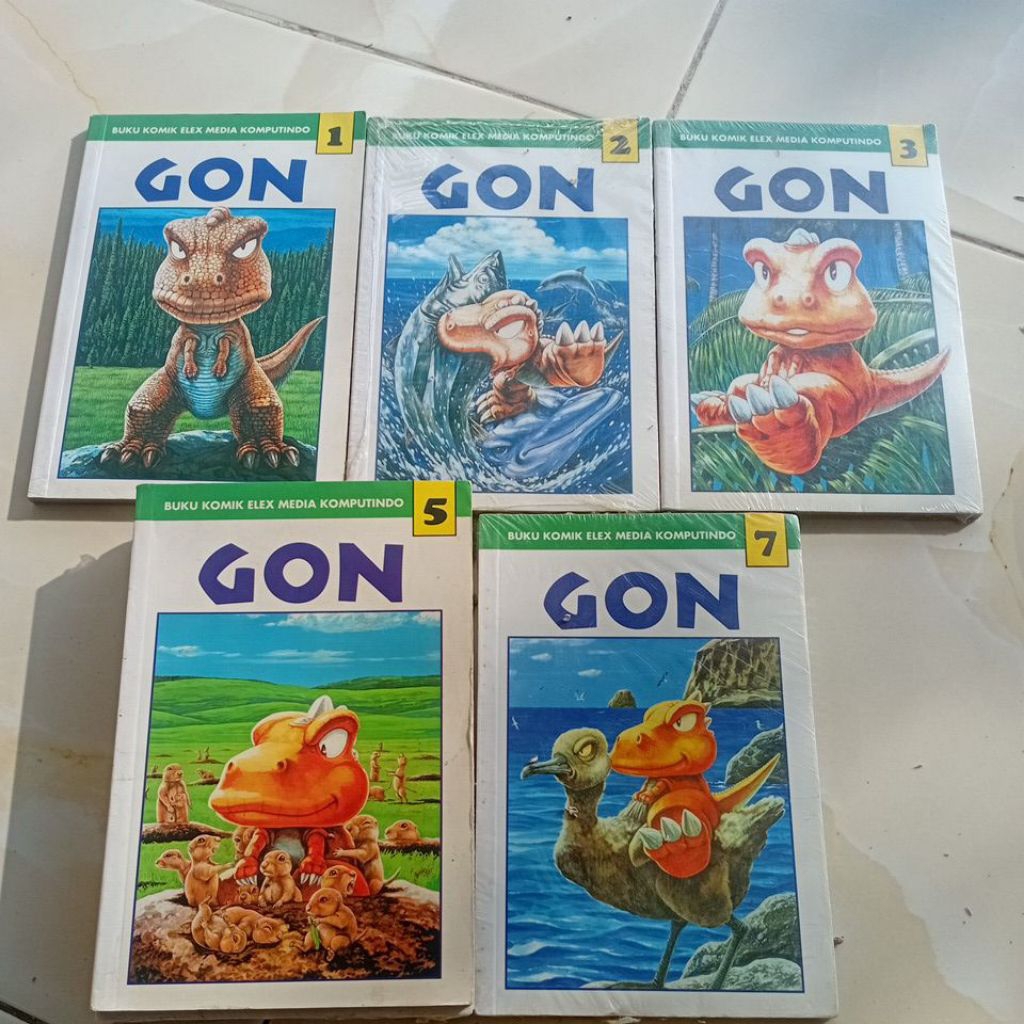 komik gon vol 1,2,3,5, pesanan castamer
