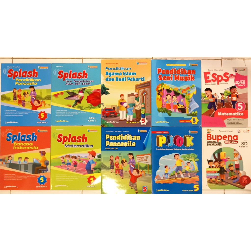 Buku pelajaran kelas 5 SD Splash PAI PPKN