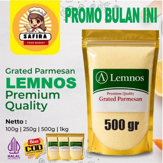 

PARMESAN LEMNOS 500 gr / LEMNOS PARMESAN KEJU PREMIUM HARGA PROMO