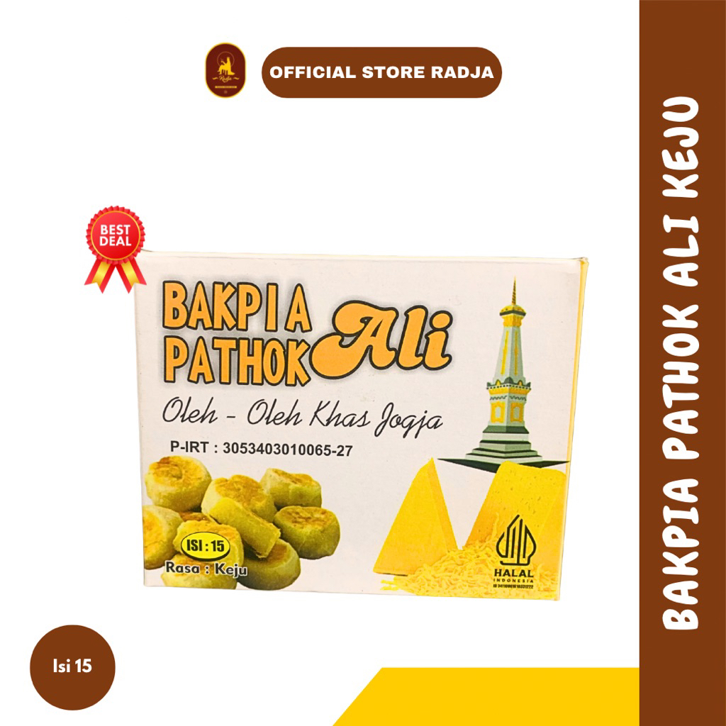 

[Isi 15] Bakpia Basah Keju Ali PREMIUM Bakpia Pathok Jogja - Oleh Oleh Jogja