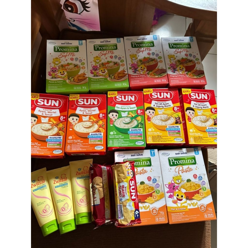 Promina Sup Mie Dan Sun Bubur Bayi