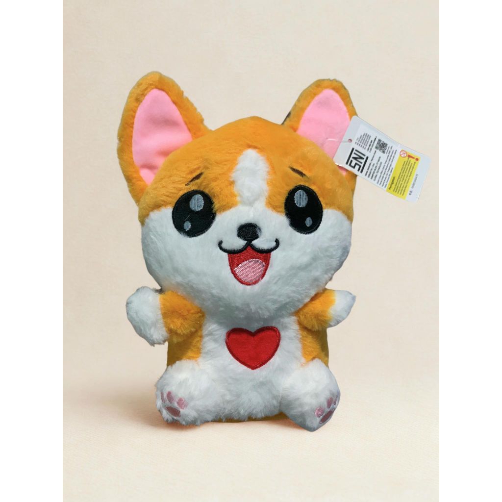 boneka serigala/ gift/lucu/ ukuran medium tinggi 25 cm