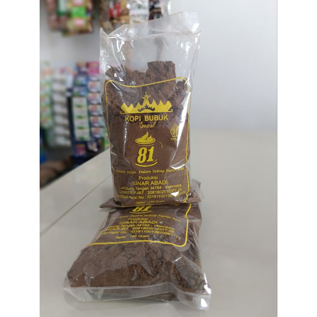 

Kopi Bubuk Asli Lampung Spesial 81