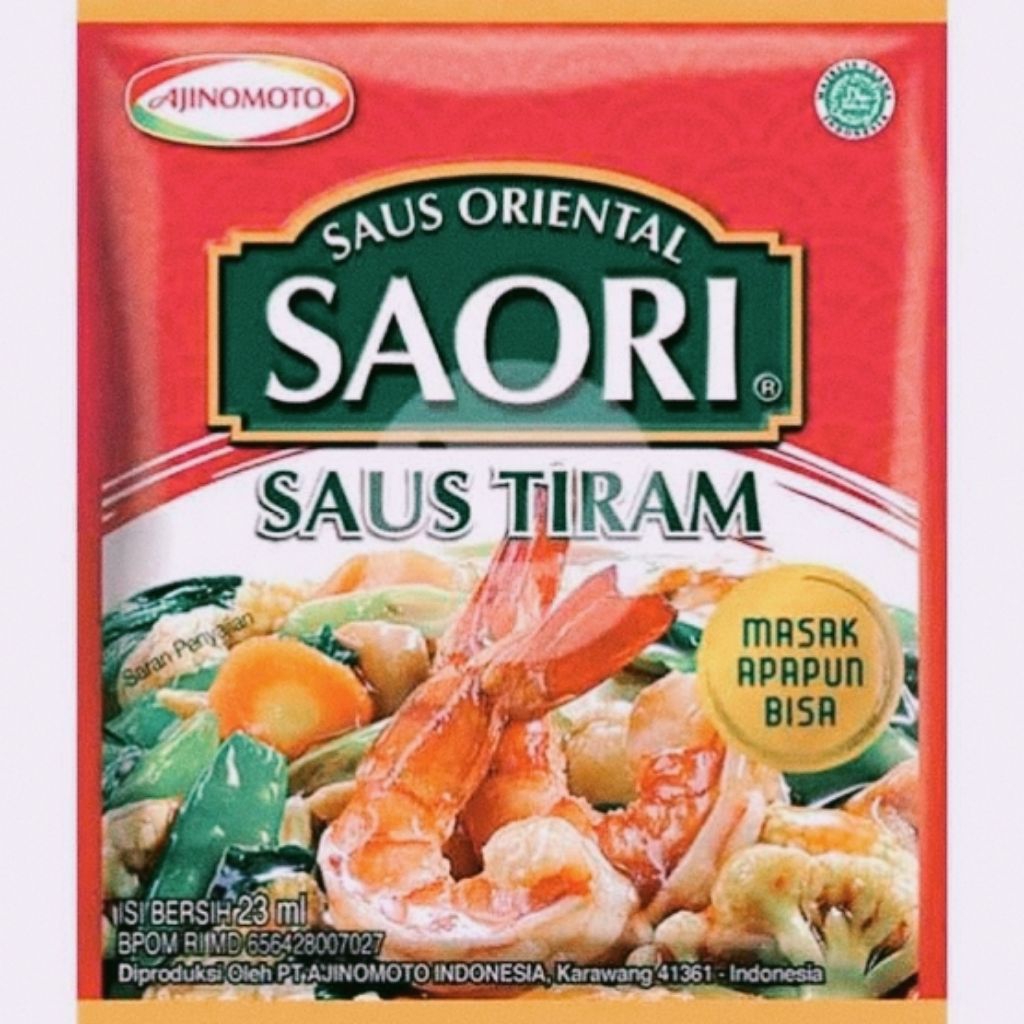 

Saori saus tiram sachet 23ml