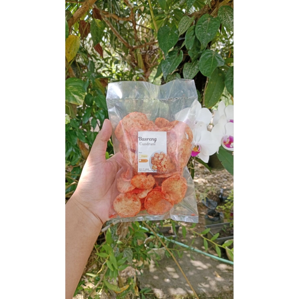 

Keripik Basreng Balado Candrani 70gram