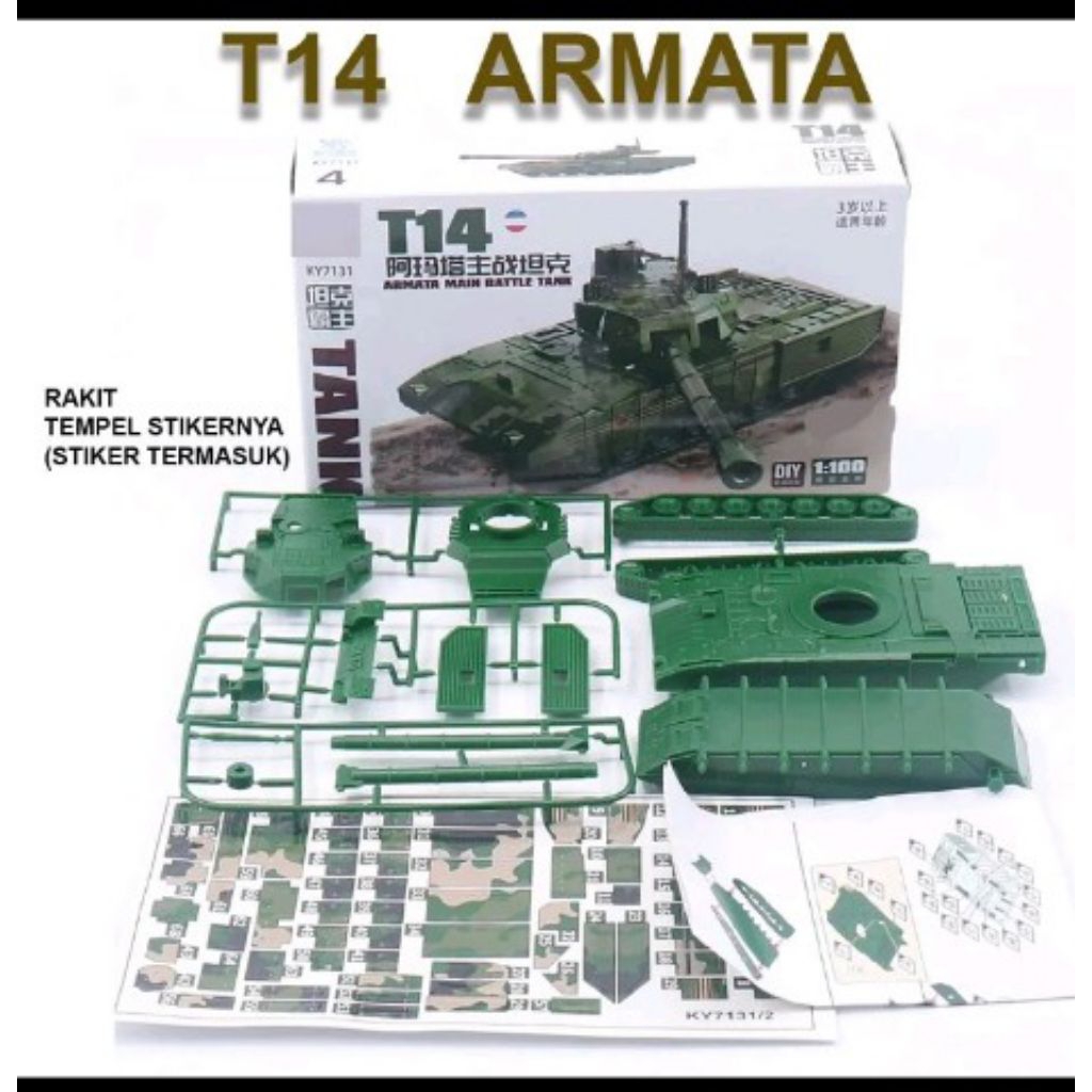 TANK BAJA T-14 ARMATA 1/100 MODEL KIT MILITARY