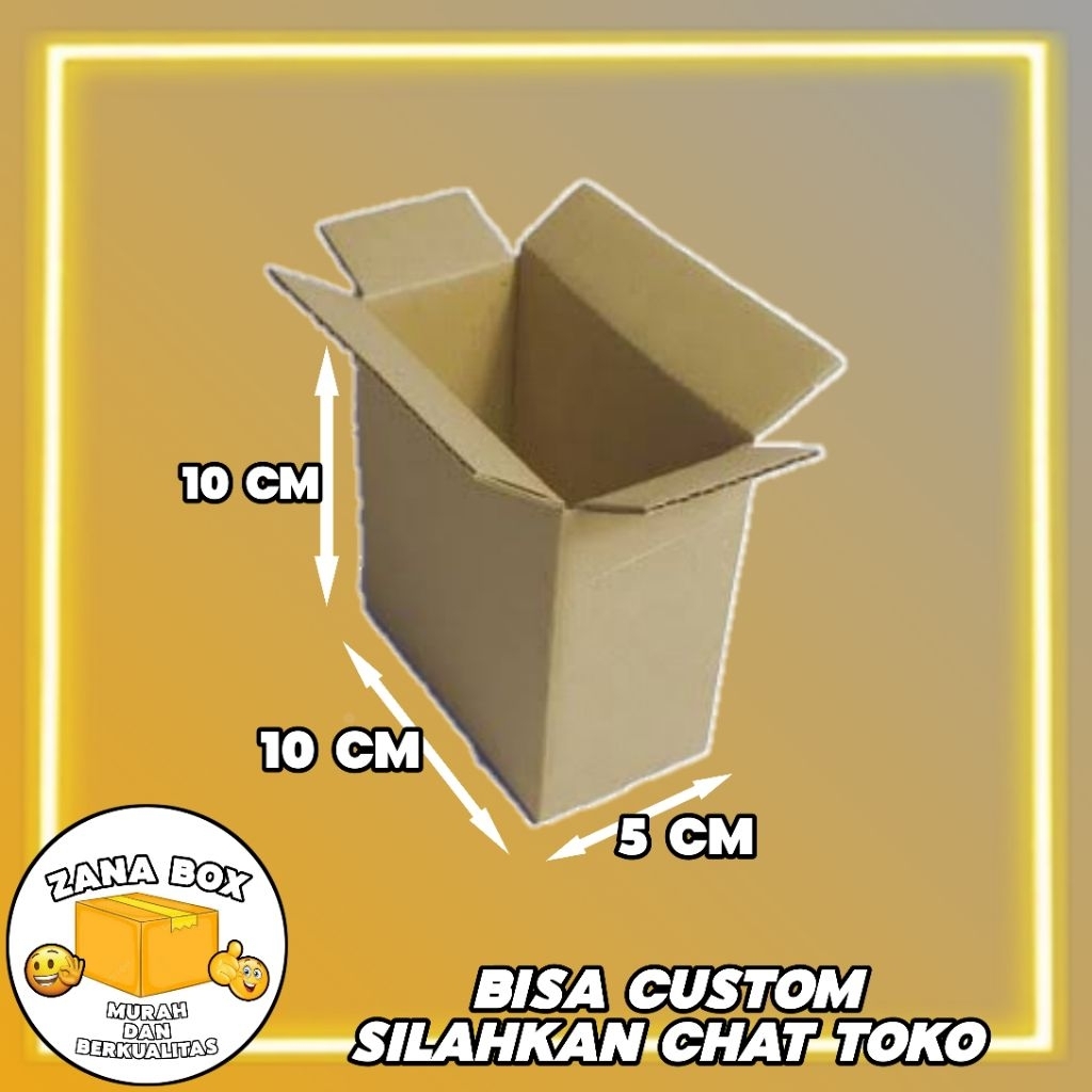 

kardus packing ukuran 10x5x10