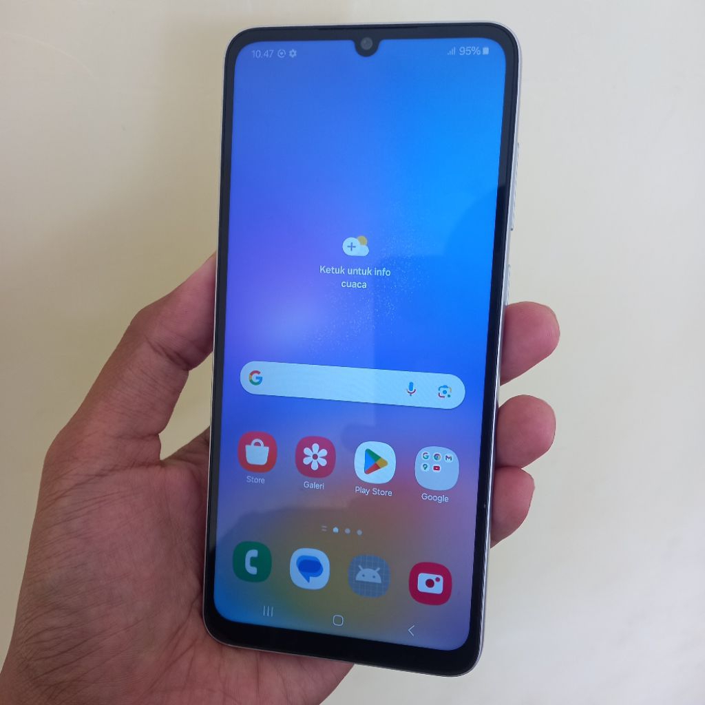 samsung A05 Ram 4GB Internal 128GB unit only HP Second Seken Bekas hp murah