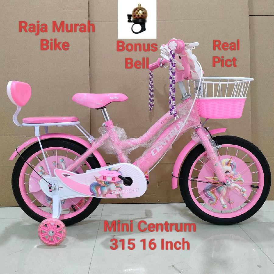 Sepeda Mini Centrum 315 Musik Lampu 16 Inch Sepeda Anak Perempuan Mini Anak 16 Inch Centrum