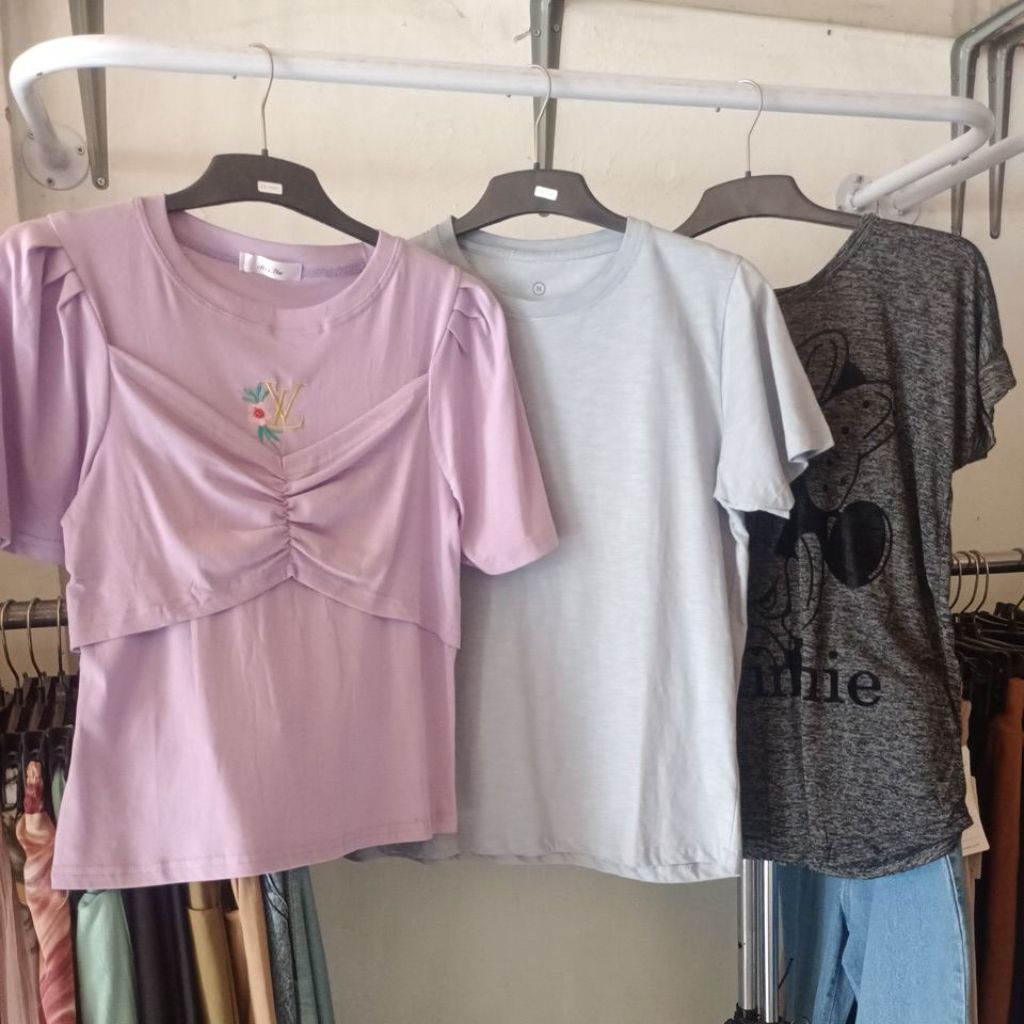 Beli 1 kaos Nevada ori gratis 2 kaos import premium/paket kaos 3 in 1 / paket usaha suka suka / kaos