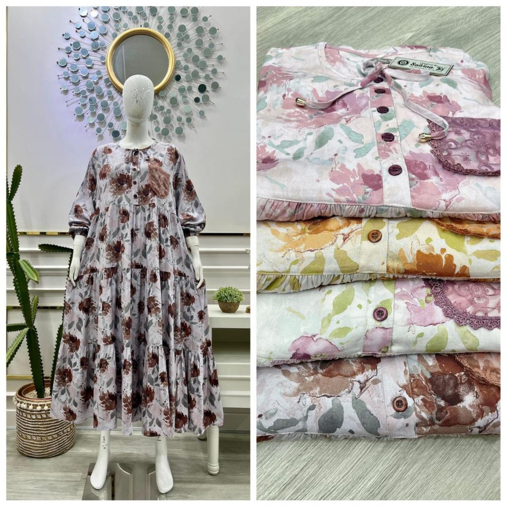 SALVINA YS.MIDI KANTONG RENDA VISCOSE ARMANY/MIDI BUSUI JUMBO LD 120(4L)-125(5L) PB 130