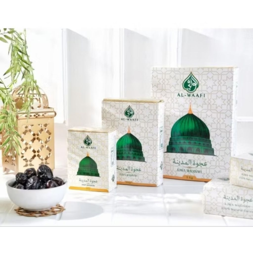

KURMA AJWA AL WAAFI MADINAH PREMIUM @1KG