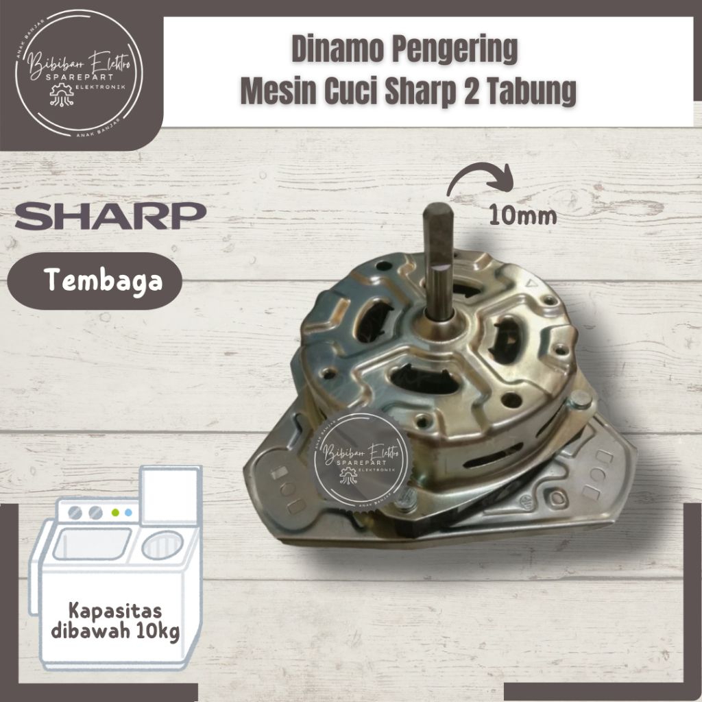 Dinamo Pengering Mesin Cuci All Type Sharp 6-9kg