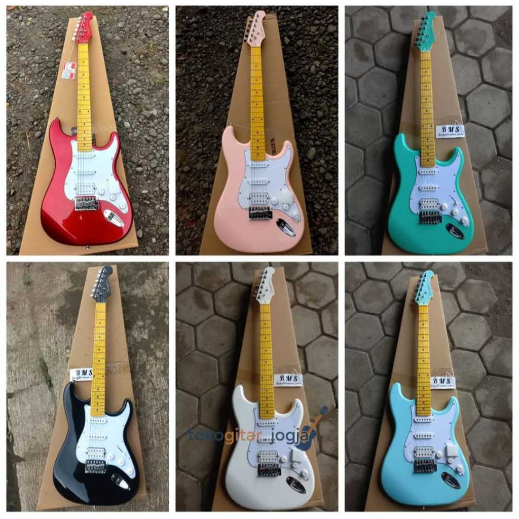 GITAR ELEKTRIK SCORPION SS 120 ORIGINAL SCORPION MODEL STRATOCASTER