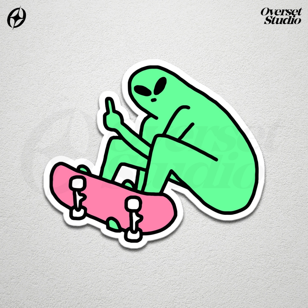 

(GRATIS ONGKIR & COD) Stiker Sticker Alien F*ck / Stiker Aesthetic Alien Skater / Sticker Vinyl Glossy / Aesthetic Sticker Alien Lucu / Sticker Band / Stiker Brand Lokal / Stiker Satuan / Sticker Custom / Sticker Helm / Stiker Tumbler / Stiker Anti Air