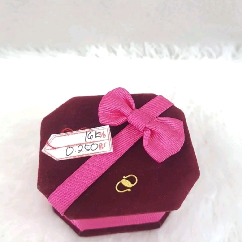 Hak sambungan Kalung Gelang emas kuning asli berat 0.250 kadar 70% 16K