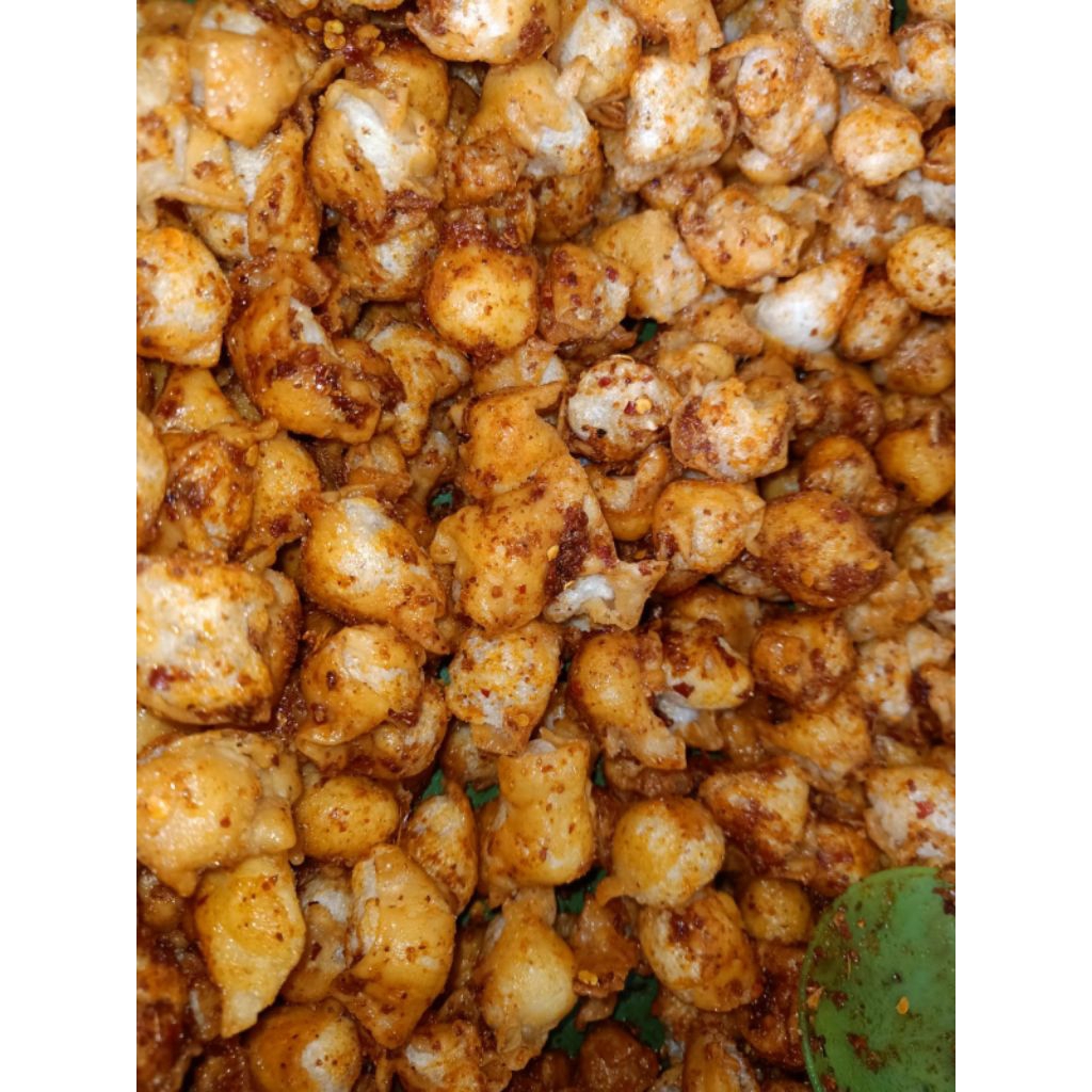 

Siomay kering pedas daun jeruk