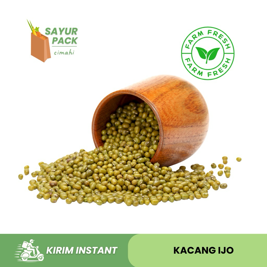 

KACANG HIJAU 250 gr | kacang ijo | sayur instant cimahi