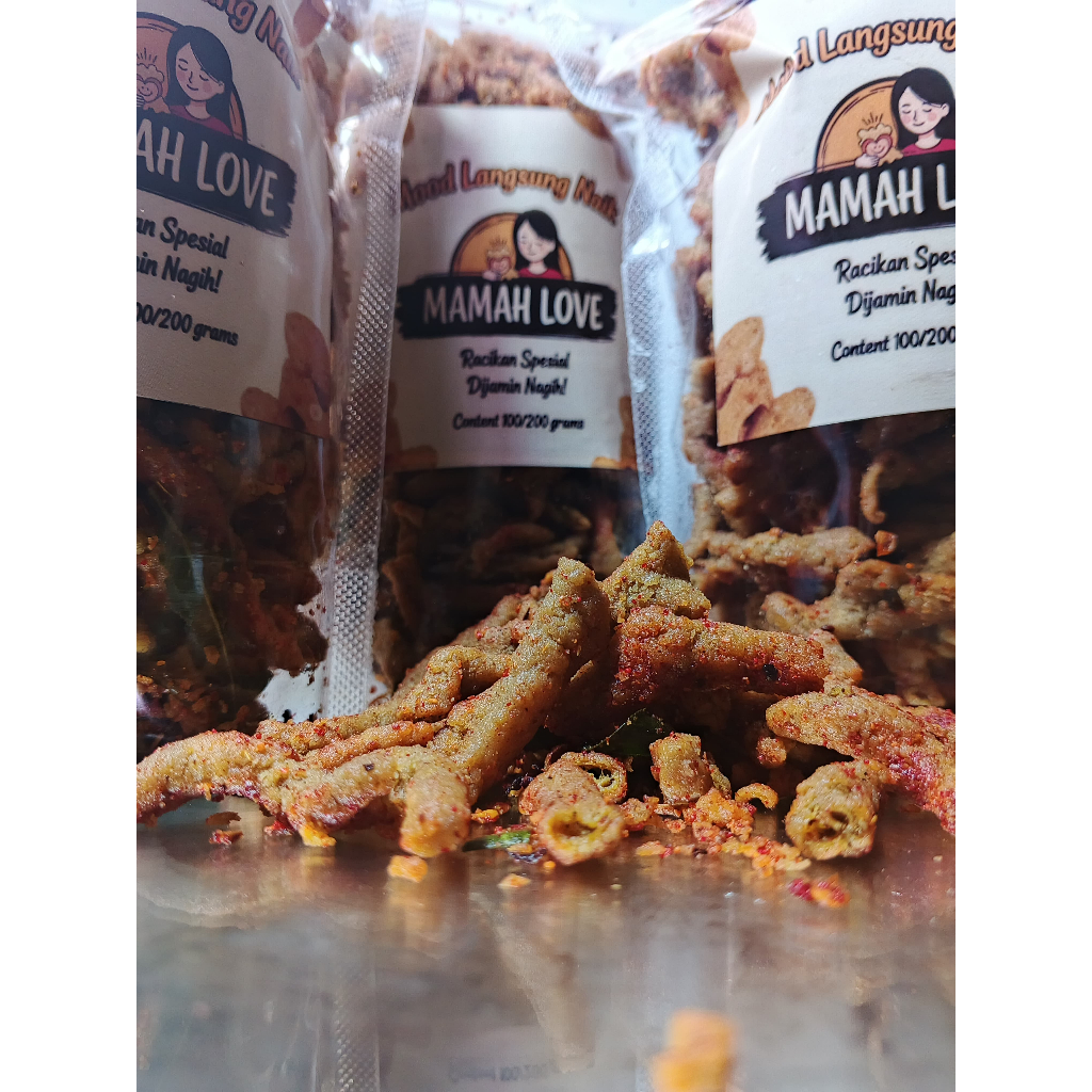 

Keripik Usus Pedas 200gr – Camilan Renyah dengan Sensasi Pedas Pas!