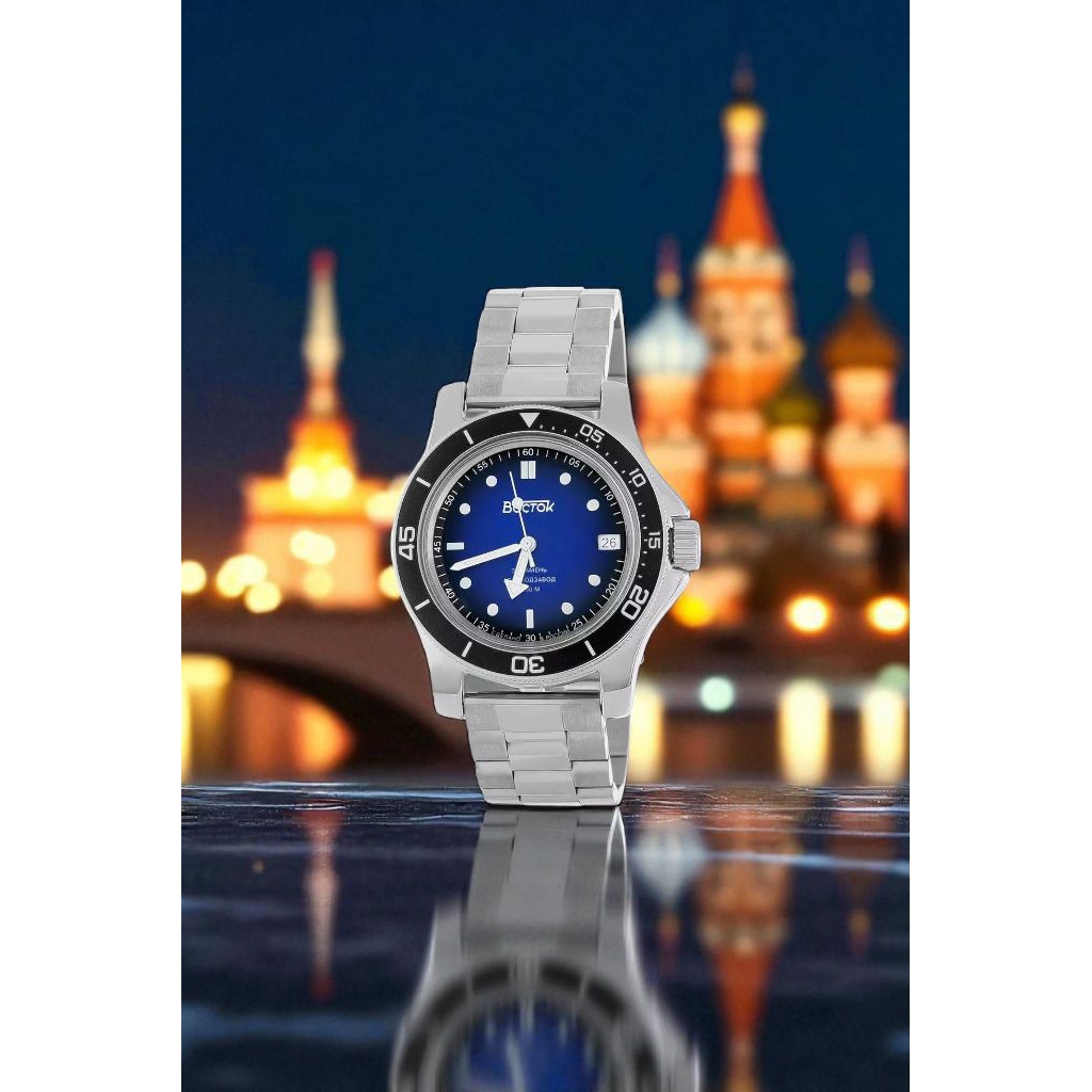 Vostok Amphibia 13005V - Jam Tangan Automatic Rusia