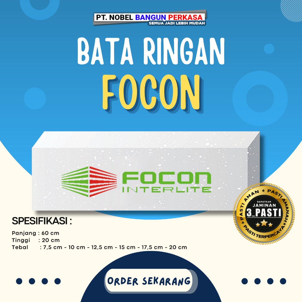 Bata Ringan Merk Focon