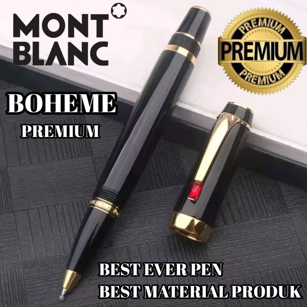 

Pulpen Mewah Sultan Exlusive Monbl@nc Boheme Roller Ball Sign Pen Masuk Refill Ori Lengkap Dengan Box Dan Book Guidenya