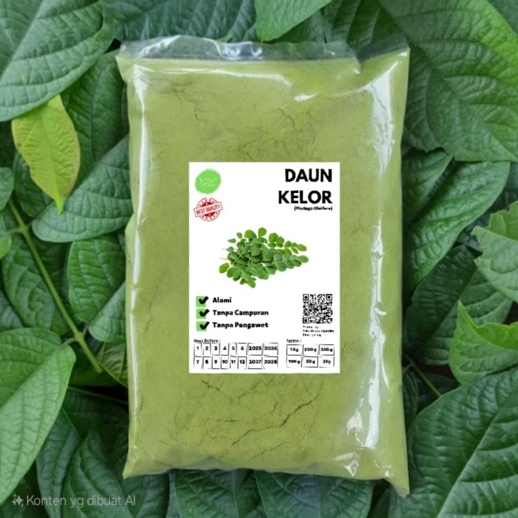

PROMO Daun Kelor Bubuk 500 gram Serbuk Powder Moringa Murah