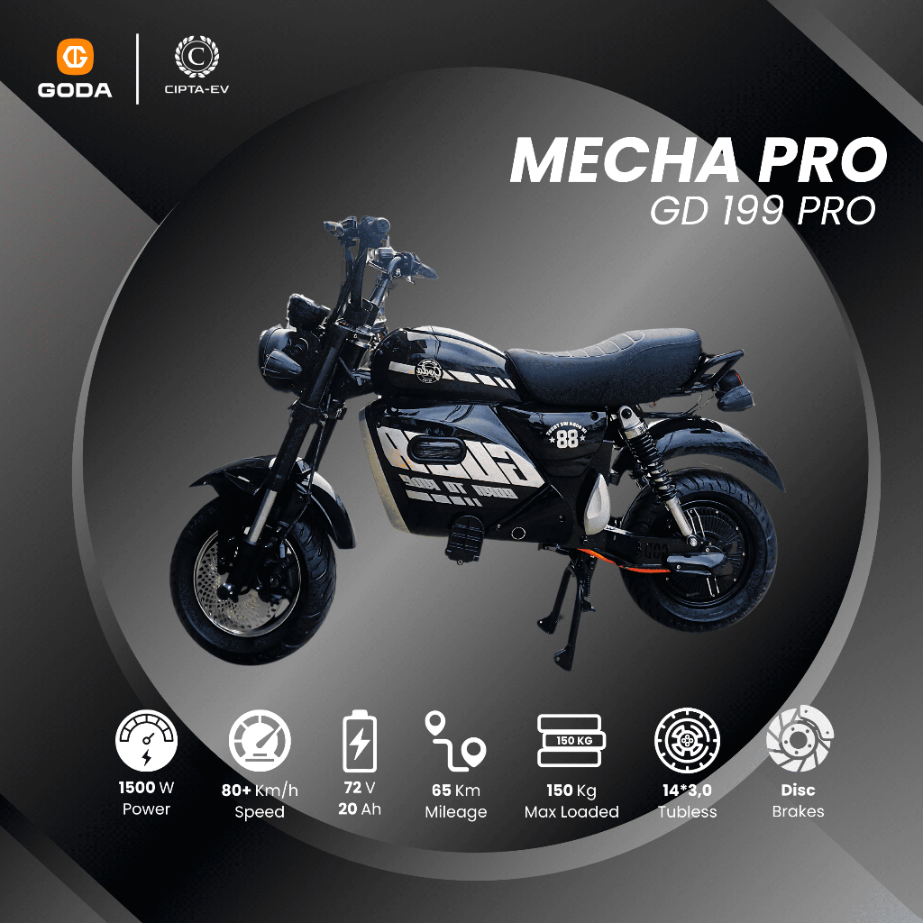 MOTOR LISTRIK GODA GD 199 PRO