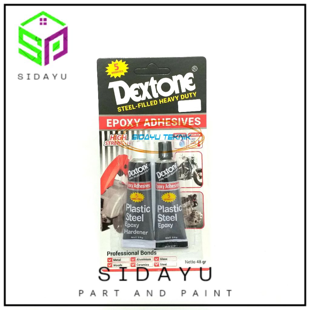 

Lem Dextone Lem Besi 5 Menit 48gr