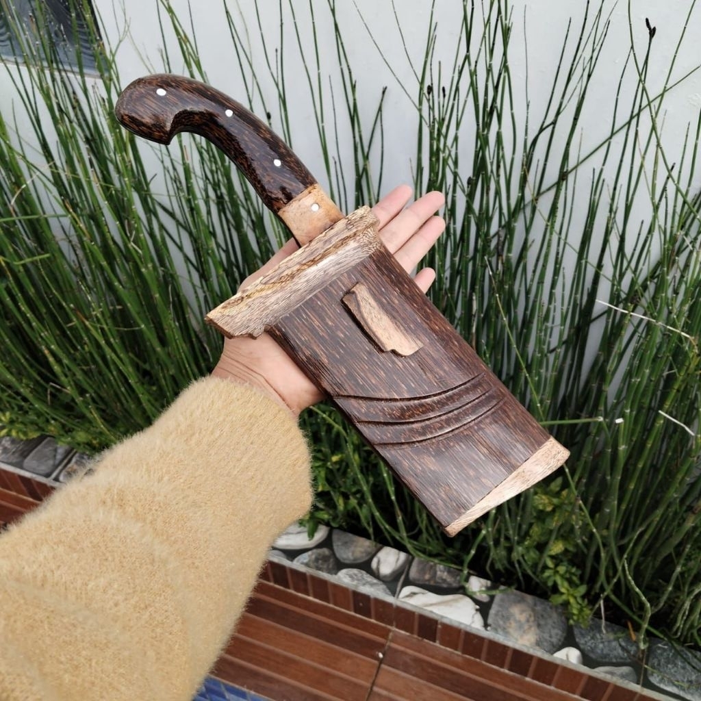 Golok Pemotong Daging Bahan Baja Premium | Golok Multifungsi