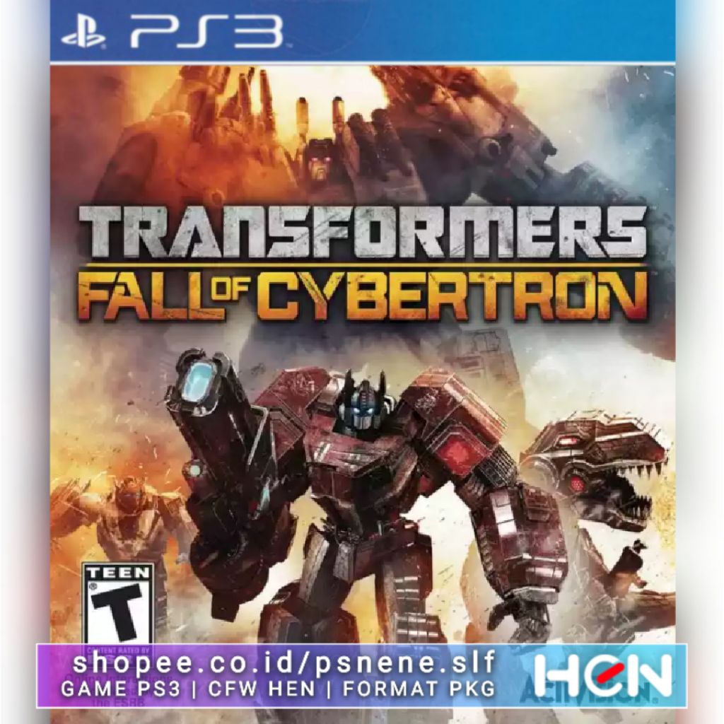 GAME PS3 TRANSFORMERS FALL OF CYBERTRON