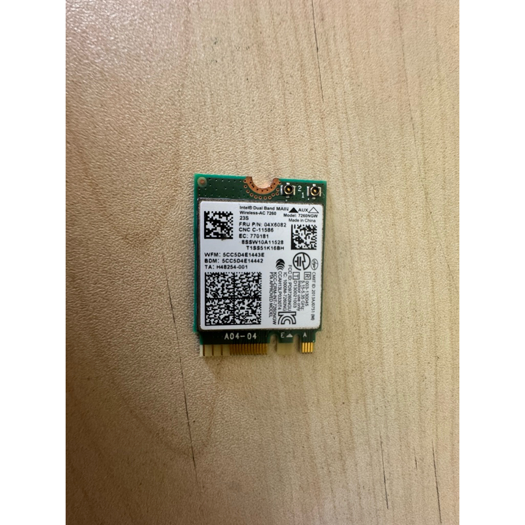Card Wifi Dell 7250