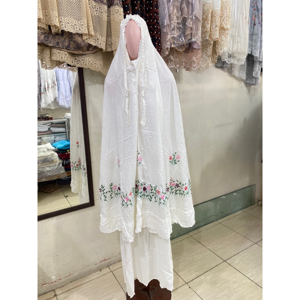 Mukenah Katun Rayon Bordir