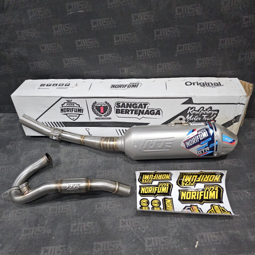 Knalpot Norifumi Whoops Gtr Wr155 Stainless Original