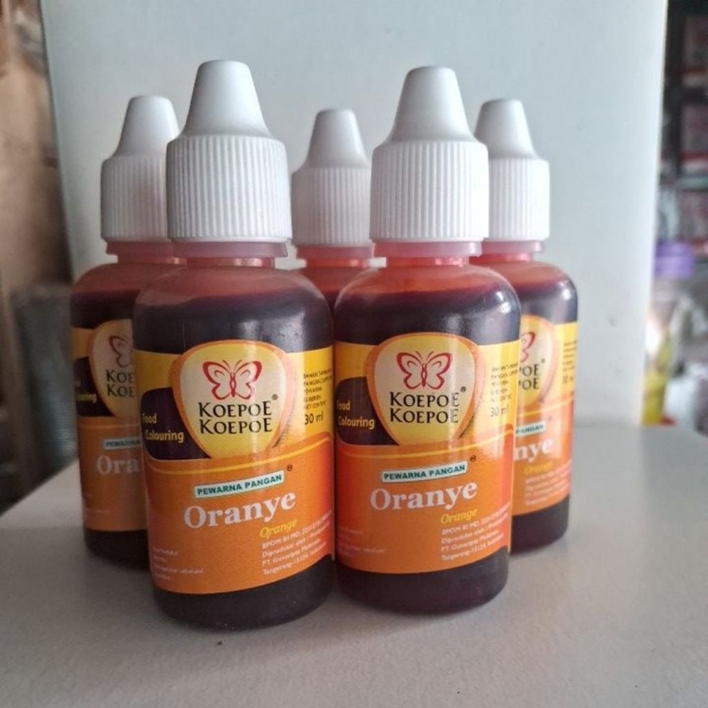 

KOEPOE KOEPOE PEWARNA MAKANAN / FOOD COLOURING WARNA ORANYE (ORANGE) 30ML