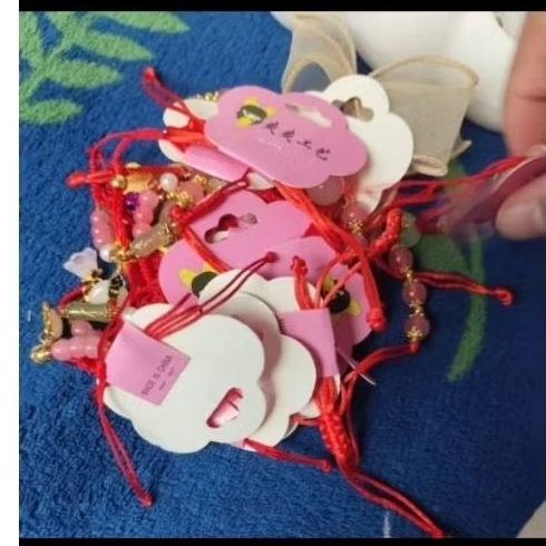 BKK gelang tali merah giok