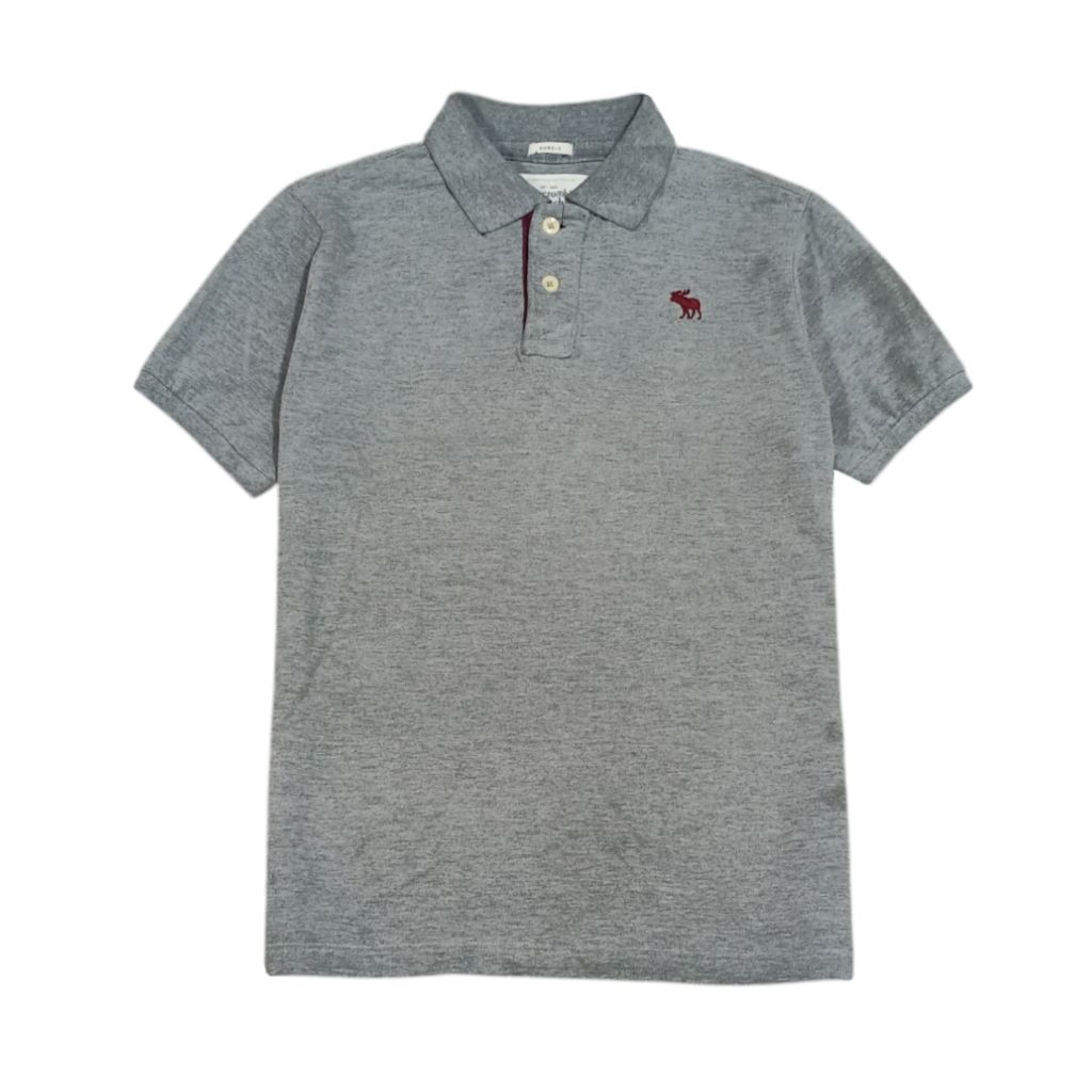 KAOS KERAH POLO SHIRT ABERCROMBIE & FITCH SECOND SIZE L