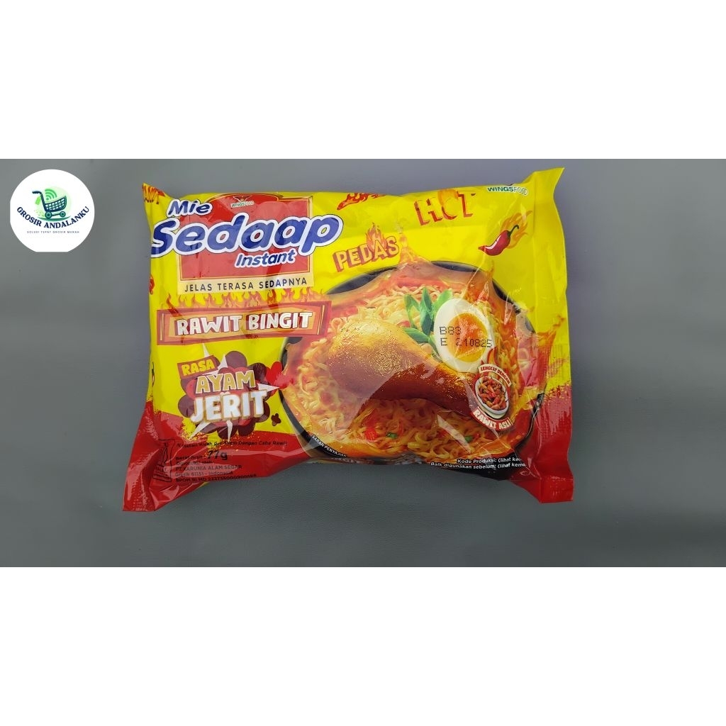 

Mi Sedaap Rawit Bingit 1 Bungkus – Super Pedas Bikin Nagih!