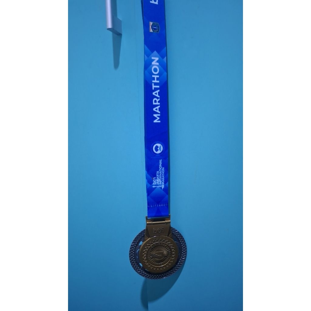 Medali Finisher Full Marathon BTN Jakarta International Marathon